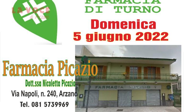 La farmacia di turno questa domenica