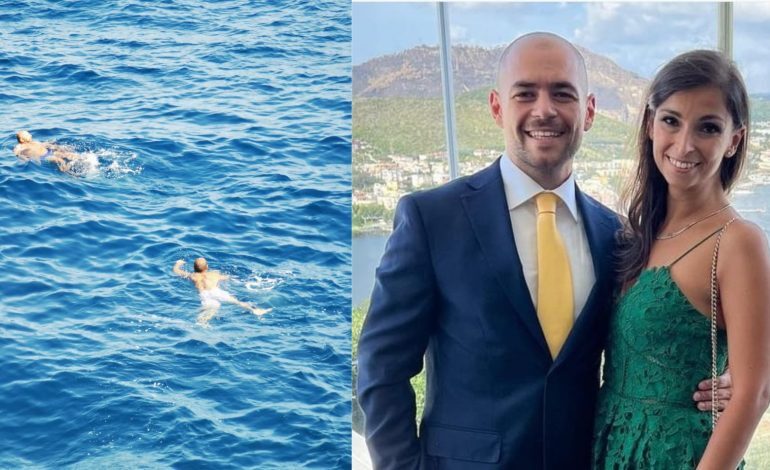 Medico arzanese si sposa, al ricevimento anche l’uomo che aveva salvato dall’annegamento