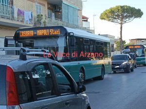 Sembra un sogno, ma è realtà. Due autobus insieme
