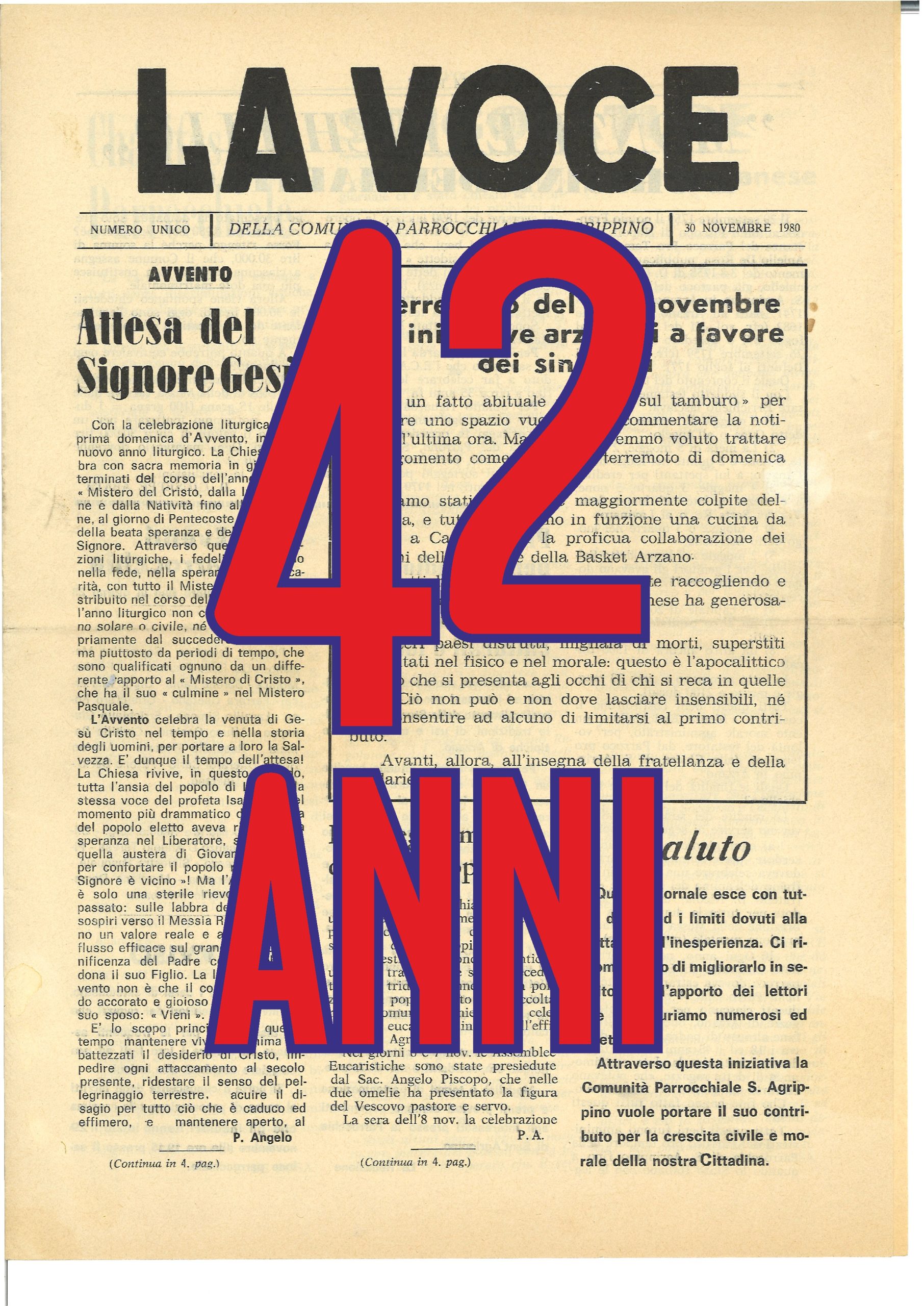 Altro anno passato insieme: siamo al 42°