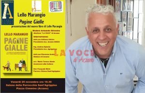 Domani, venerdì 25, Lello Marangio presenta ad Arzano il suo nuovo libro “Pagine Gialle”