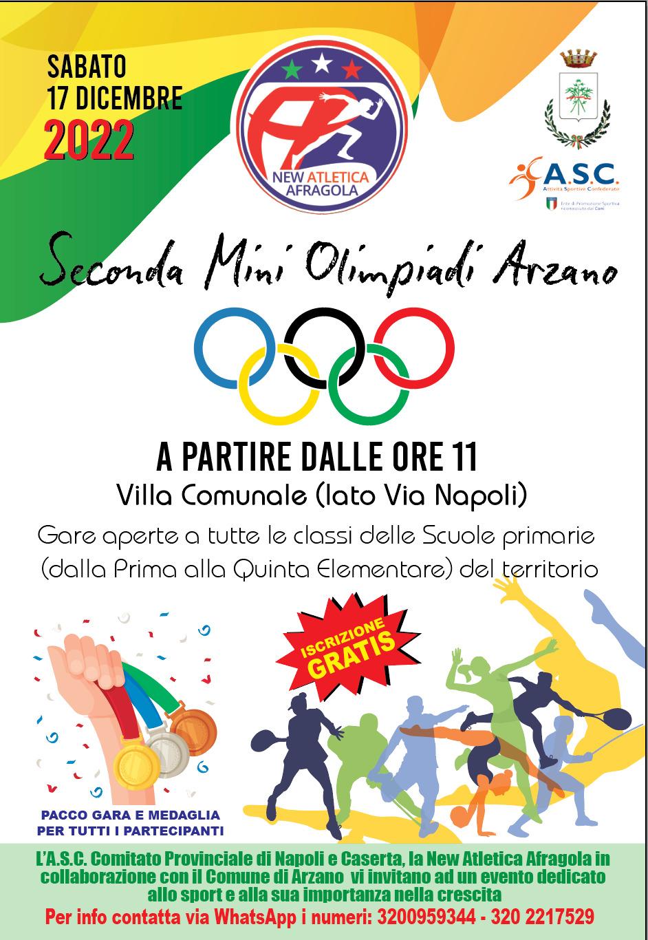 Seconda mini olimpiade,    sabato chiuso al traffico un trattato di via Napoli