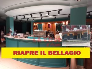 Conto alla rovescia per la riapertura del nuovo “Bellagio Cafè”