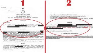 Nuova veste grafica del sito del Comune di Arzano. Soliti problemi di privacy