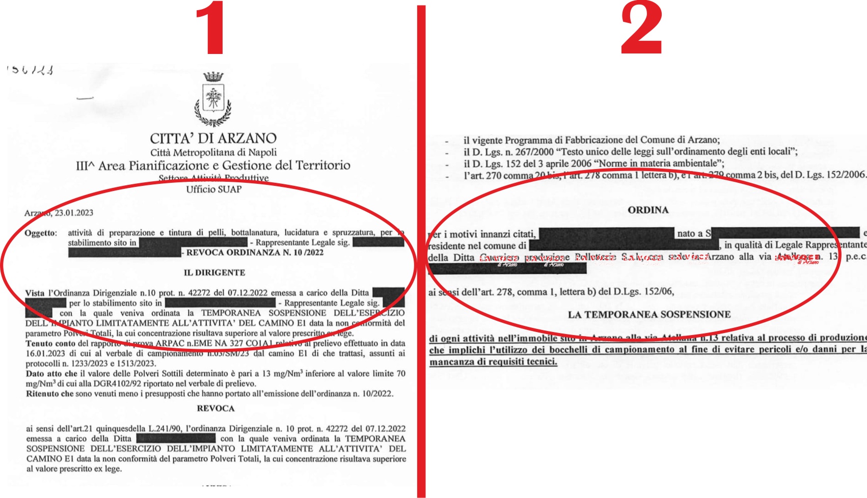 Nuova veste grafica del sito del Comune di Arzano. Soliti problemi di privacy