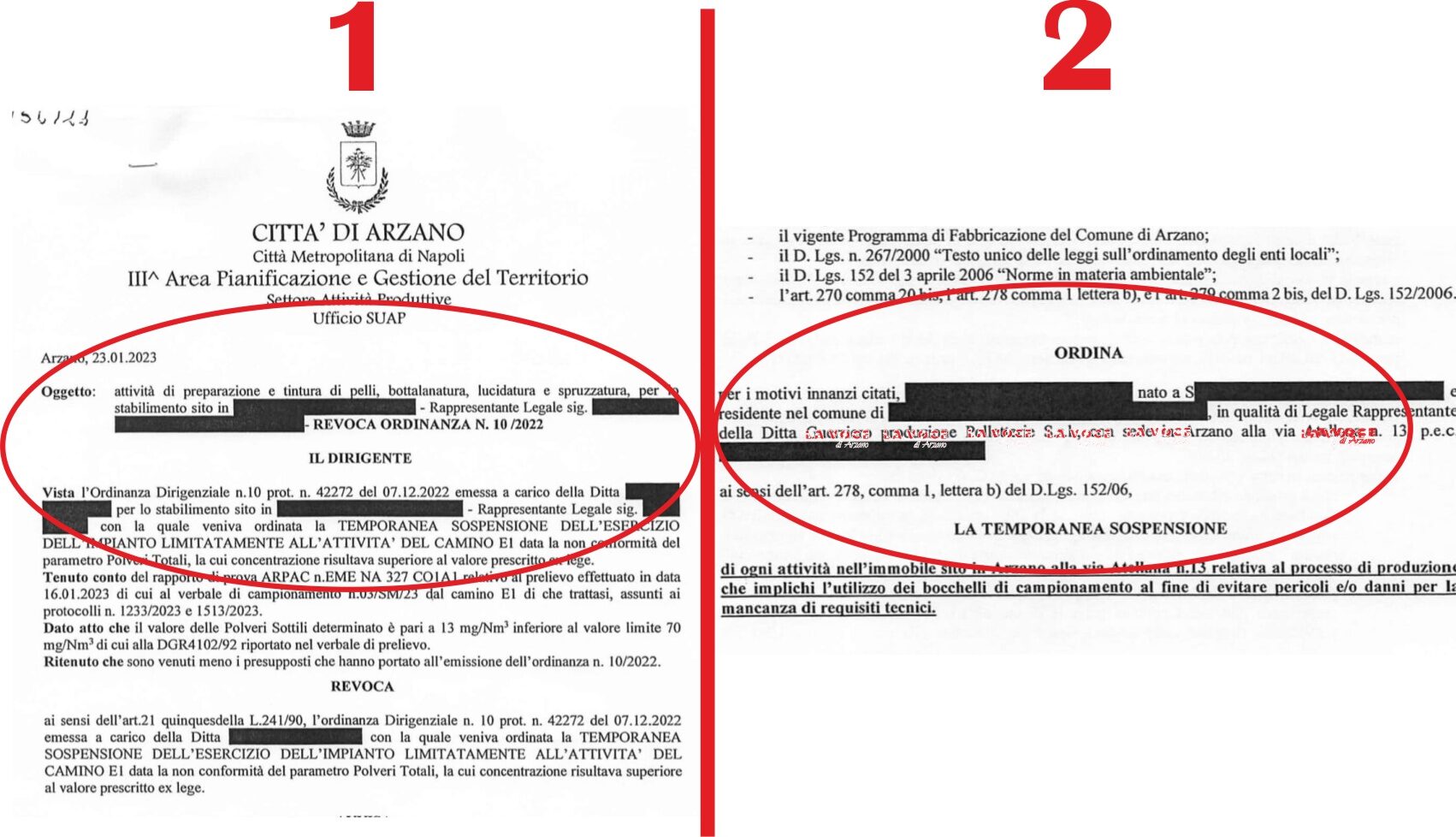 Nuova veste grafica del sito del Comune di Arzano. Soliti problemi di privacy