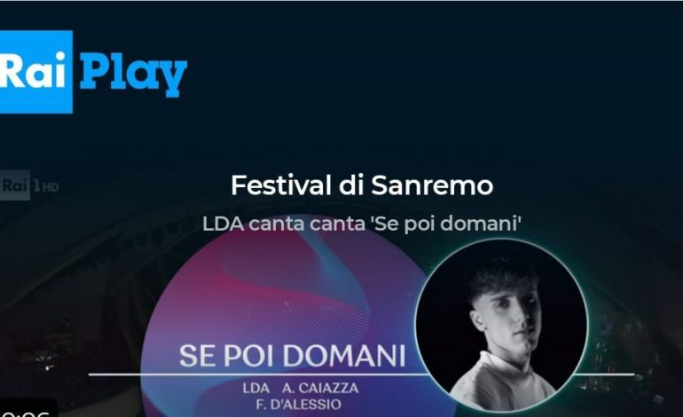 Un pizzico di Arzano al festival di Sanremo con LDA