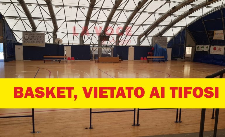 PalaRea a porte chiuse per le gare del basket