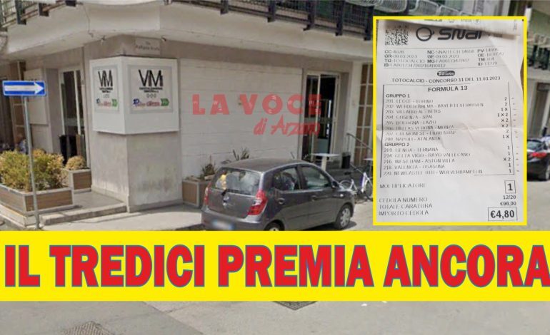 Il tredici al Totocalcio premia Arzano