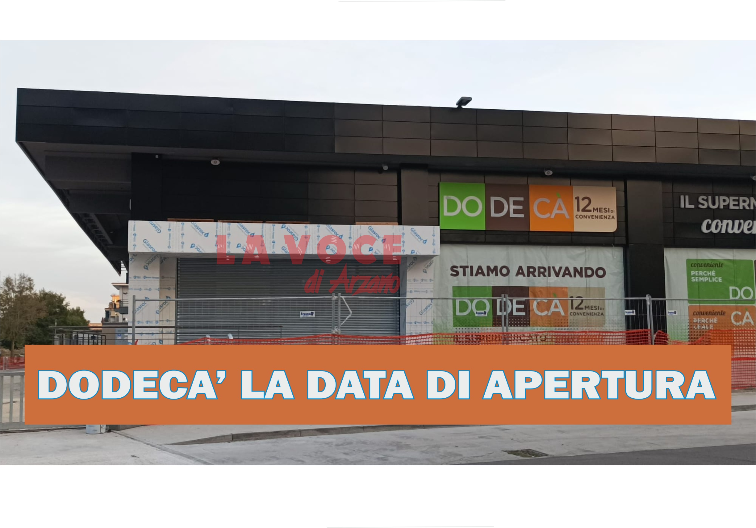 DODECA’ in via Sette Re, c’è la data di apertura