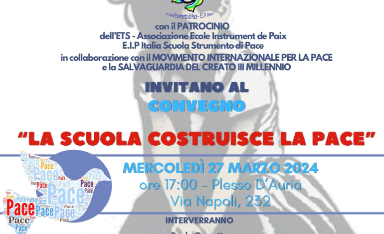 “LA SCUOLA COSTRUISCE LA PACE”