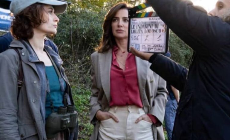 Lolita Lobosco veste Kiton, famoso brand made in Arzano