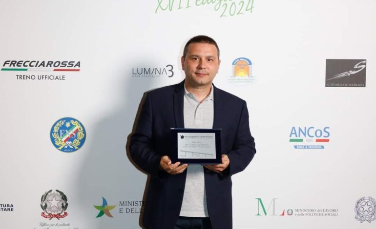 Antonio Esposito, migliore attore al Festival Internazionale della cinematografia sociale – Tulipani di seta nera