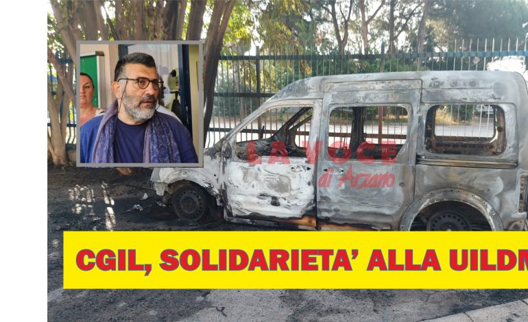 Dopo l’incendio del pulmino della UILDM, arriva la solidarietà anche della CGIL