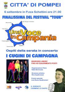 “Una Voce in Campania” gran finale con i Cugini di Campagna a Pompei