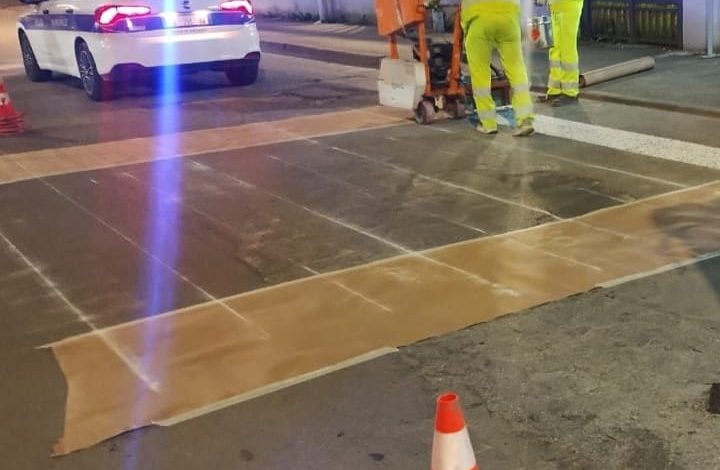 Sicurezza stradale, si parte con la segnaletica orizzontale