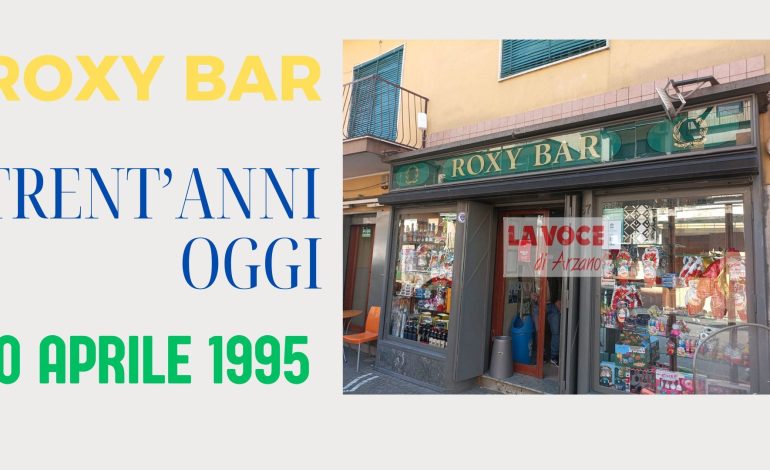 Trent’anni oggi per il “Roxy Bar” di Arzanello