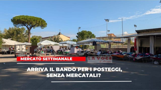 Bando per i posti al mercato settimanale, mentre rischiano di andare via i mercatali